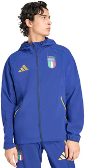 adidas Italy Trainingspakken Heren - Blauw - Maat L - Poly Woven Blue