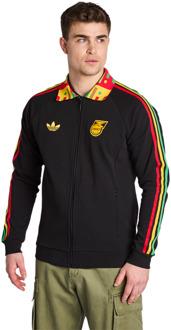 adidas Jamaica Trainingspakken Heren - Zwart - Maat M - Poly Tricot Black