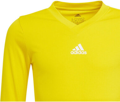 adidas Jersey met lange mouwen van team base voor kinderen/kinderen Geel - 164