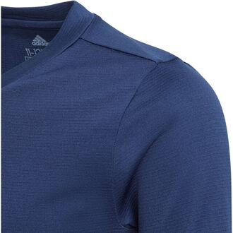 adidas Jersey met lange mouwen van team base voor kinderen/kinderen - maat 140 Blauw