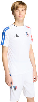 adidas Jude Bellingham Korte Broeken Kinder - Wit - Maat 123 - 129 CM - Poly Jersey White