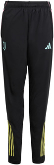 adidas Juventus Broeken Kinder - Zwart - Maat 123 - 129 CM - Poly Woven Black