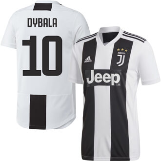 adidas Juventus Shirt Thuis 2018-2019 + Dybala 10 (Fan Style) - 46