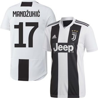 adidas Juventus Shirt Thuis 2018-2019 + Mandzukic 17 (Fan Style)