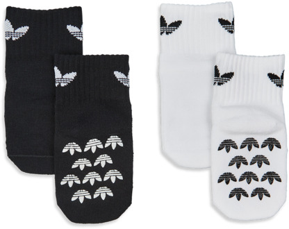 adidas Kids Antislip 2 Pack Sokken Unisex - Zwart - Maat 34-36 Black
