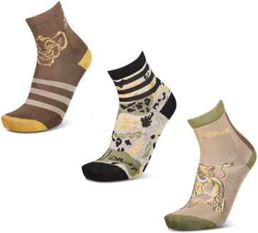 adidas Kids Crew 3 Pack Sokken Unisex - Bruin - Maat 34-36 Brown