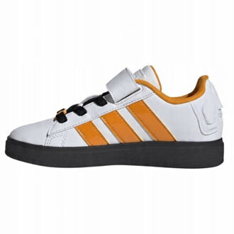adidas Kinder/kids droids grand court 2.0 stretch lace trainers Wit - 34,5