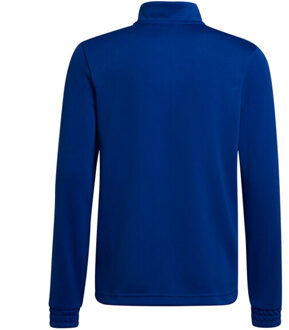 adidas Kinder/kids entrada 22 sweatshirt met kwart ritssluiting - maat 116 Blauw