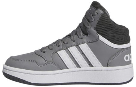 adidas Kinder/kids hoops 3.0 mid cut trainers - maat 38,5 Grijs
