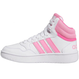 adidas Kinder/kids hoops 3.0 mid cut trainers Wit - 37,5