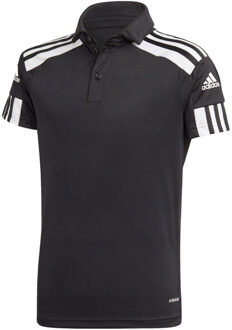 adidas Kinder-/kids squadra 21 poloshirt - maat 152 Zwart