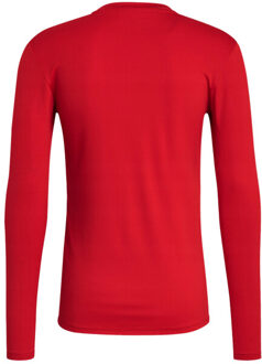 adidas Kinder/kids techfit compressie t-shirt met lange mouwen Rood - 146/152