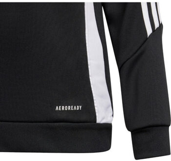 adidas Kinder/kids tiro 24 quarter zip training hoodie Zwart - 164