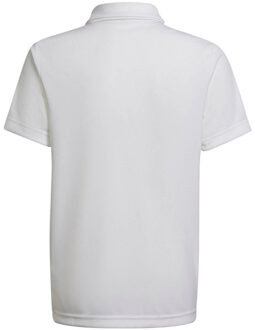 adidas Kinder/kinder entrada 22 poloshirt - maat 116 Wit