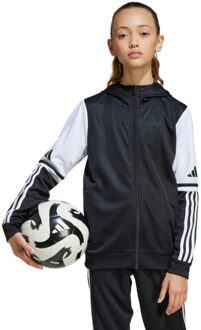 adidas Kinder squadra 25 full zip hoodie Zwart - 128