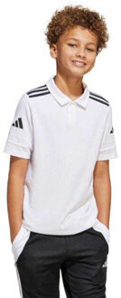 adidas Kinder squadra 25 poloshirt - maat 164/170 Wit