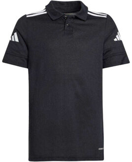 adidas Kinder squadra 25 poloshirt - maat 164/170 Zwart