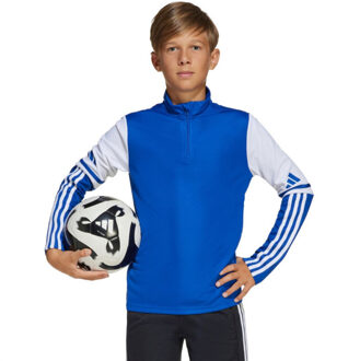 adidas Kinder squadra 25 quarter zip trainings sweatshirt Blauw - 164