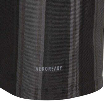 adidas Kinderen/kinderen 21 contrast gestreept t-shirt Grijs - 164