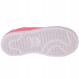 adidas Kinderen/kinderen stan smith el k grain leather trainers Roze - 20