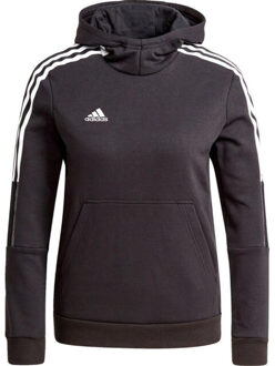 adidas Kinderen/kinderen tiro 21 hoodie - maat 116 Zwart