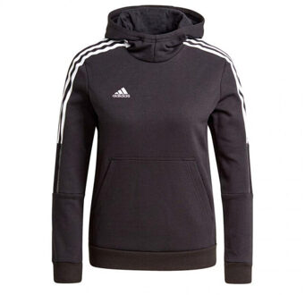 adidas Kinderen/kinderen tiro 21 hoodie - maat 128 Zwart