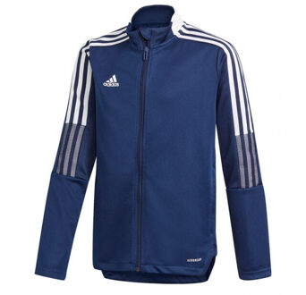 adidas Kinderen/kinderen tiro 21 track sweatshirt - maat 116 Blauw