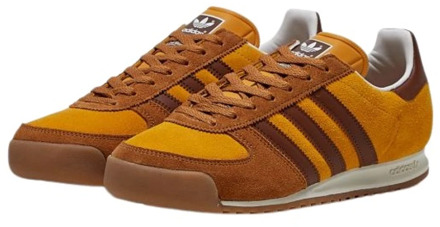 adidas Klassieke All Black Trainingssneaker in Bruin Off White Adidas , Brown , Heren - 42 2/3 EU