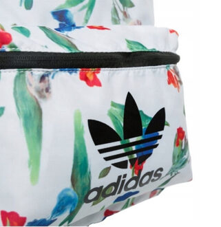 adidas Klassieke gebloemde rugzak Wit - One size