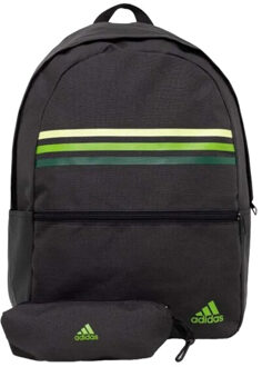 adidas Klassieke rugzak met 3 strepen Zwart - One size