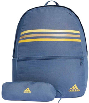 adidas Klassieke rugzak met drie strepen Blauw - One size