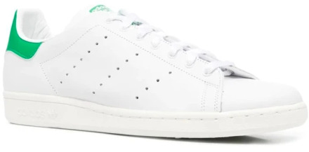 adidas Klassieke Wit en Groen Stan Smith 80s Sneakers Adidas , White , Heren - 40 1/2 EU