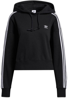 adidas Korte Hoodie Sweater Adidas , Black , Dames - 2Xl,Xl