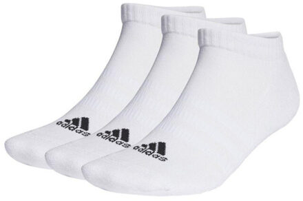 adidas Laag uitgesneden enkelsokken voor volwassenen (pak van 3) Wit - 40