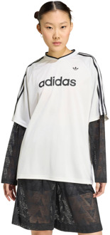 adidas Lace Long-sleeve Jersey Truien/Replica's Dames - Wit - Maat 40 - Poly Mesh White