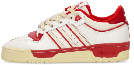 adidas Lage 86 Sneakers - Kern Wit/Off Wit/Rood Adidas , White , Heren - 42 2/3 Eu,44 2/3 Eu,46 Eu,45 1/3 Eu,40 Eu,41 1/3 Eu,44 Eu,42 Eu,43 1/3 Eu,40 2/3 EU