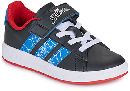 adidas Lage Sneakers adidas GRAND COURT SPIDER-MAN EL K" Zwart - 28,29,30,31,32,33,34,35,33 1/2,31 1/2,30 1/2,28 1/2
