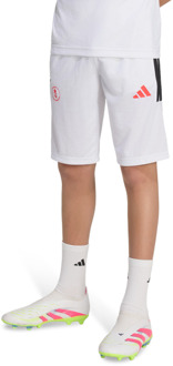 adidas Lamine Yamal Korte Broeken Kinder - Wit - Maat 123 - 129 CM - Poly Jersey White