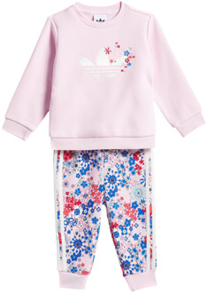 adidas Liberty London Trainingspakken Baby - Roze - Maat 57 - 62 CM - Katoen Jersey Pink