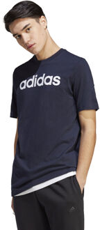 adidas LIN Singel Jersey T-shirt Heren donkerblauw