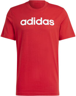 adidas LIN Singel Jersey T-shirt Heren rood