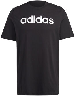 adidas LIN Singel Jersey T-shirt Heren zwart