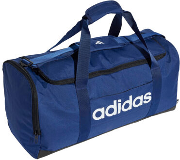 adidas Lineaire duffeltas Blauw - S