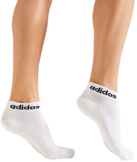 adidas Lineaire enkelsokken voor volwassenen (pak van 3) Grijs - 39-42