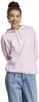 adidas Linear French Terry Sweater Met Capuchon Dames roze - XS,S,M,L