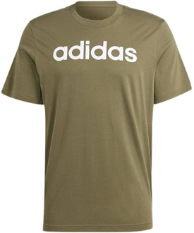 adidas linear shirt khaki heren MEDIUM KHAKI