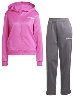 adidas Linear Trainingspak Dames-Pink,Grijs - XS