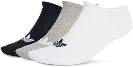 adidas Liner Socks 3 Pairs Sokken Unisex - Wit - Maat 34-36 - Poly (Polyester) White
