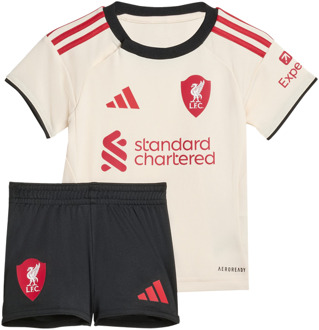 adidas Liverpool Fc 25/26 Away Kit Truien/Replica's Baby - Wit - Maat 81 - 86 CM - Poly Mesh White