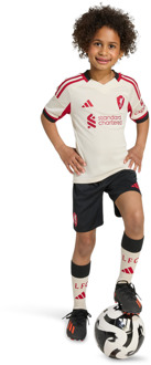 adidas Liverpool Fc 25/26 Away Mini Kit Truien/Replica's Peuter - Wit - Maat 111 - 116 CM - Poly Mesh White